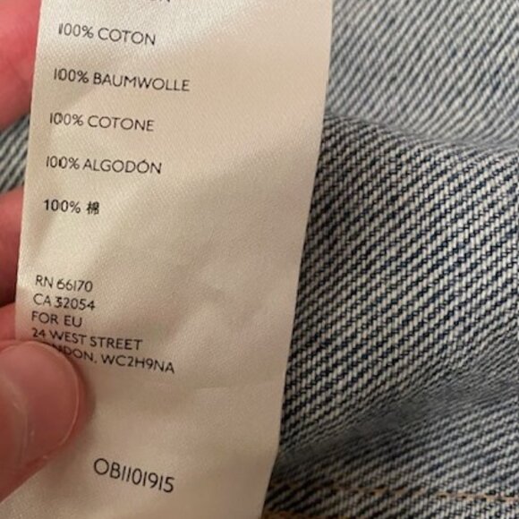 NWOT Free People Mambo Denim Midi Skirt Size 27 - Picture 14 of 16